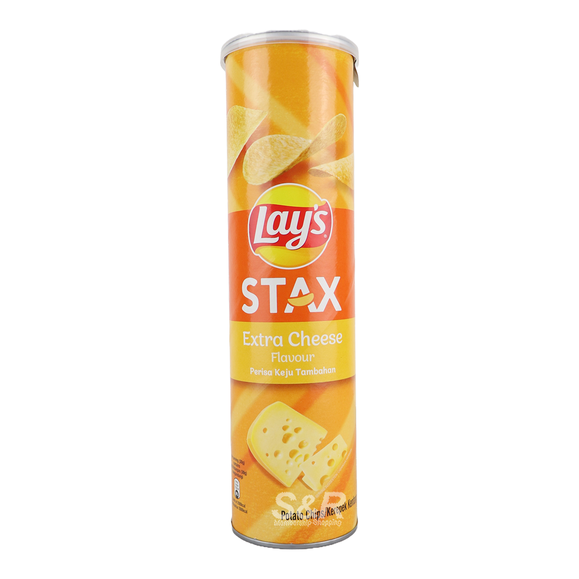Lays Stax Extra Cheese Flavor 135g Lays Stax Extra Cheese Flavor 135g